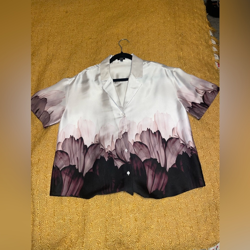 Floral Express Button up Blouse